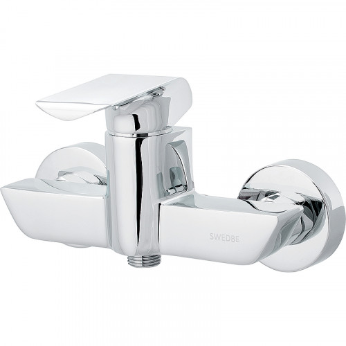Смеситель для душа Swedbe Iris 2220 Хром латунь на стену