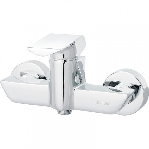 Смеситель для душа Swedbe Iris 2220 Хром латунь на стену