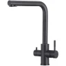 Смеситель для кухни WesnaArt Eko EKO05-151Black Черный матовый