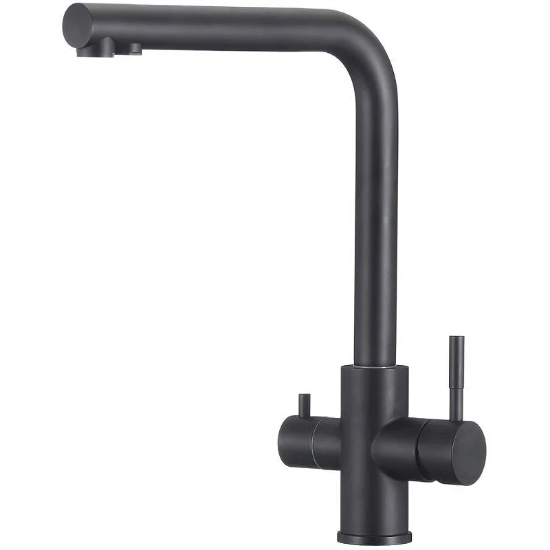 Смеситель для кухни WesnaArt Eko EKO05-151Black Черный матовый