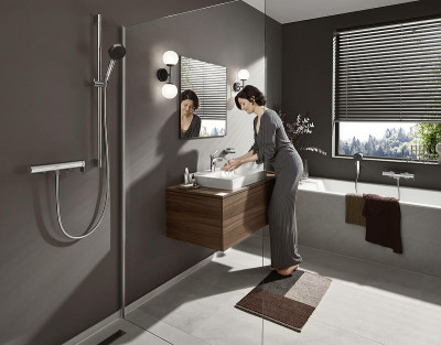 Смеситель для душа Hansgrohe Vivenis 75620700 Белый матовый латунь на стену