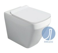 Унитаз Simas Baden Baden BB01bi приставной без сиденья фаянс приставной
