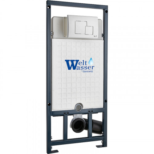 Инсталляция WeltWasser WW Marberg 507 SE WT 10000011215 для унитаза с Белой матовой клавишей смыва пластик