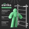 Электрический полотенцесушитель EWRIKA Сафо FT 80х40 с полкой цвет Хром