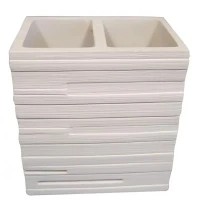 Стакан для зубных щеток Ridder Brick 22150201 Белый