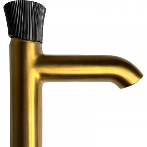 Смеситель для раковины Paini Domus 18PJ205PZ Золото матовое