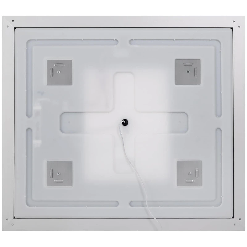 Зеркало BelBagno Kraft 50 SPC-KRAFT-500-800-LED-TCH-WARM с подсветкой Сатин с сенсорным выключателем и подогревом стекло