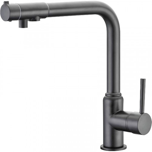 Смеситель для кухни Kaiser Teka 13044-15 Вороненая сталь латунь