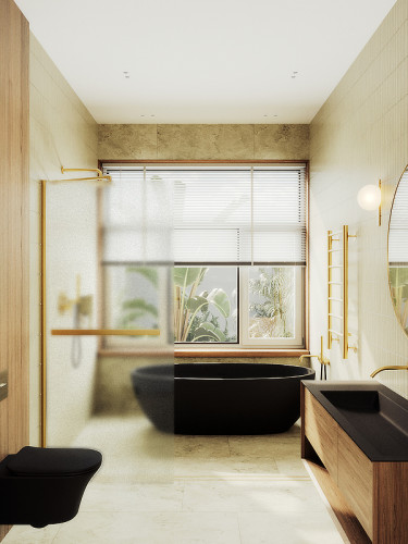 Душевая перегородка Maybah Glass MGD-713-3ш 1090x1950 в широком профиле Золото стекло сатиновое