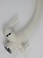 Смеситель для кухни Viko V-5244 Белый латунь