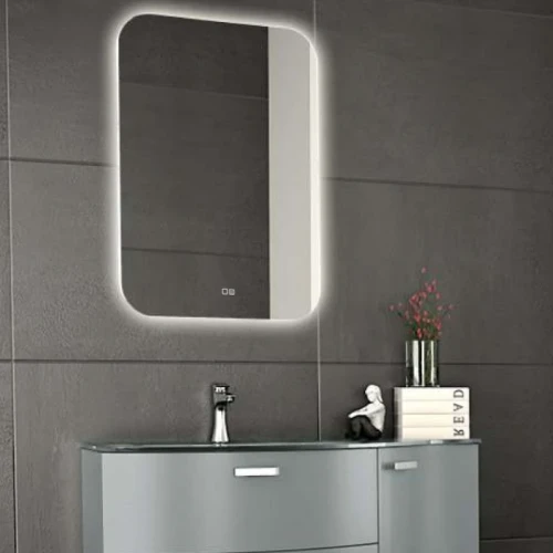 Зеркало Silver Mirrors Pallada 55 LED-00002272 с подсветкой с сенсорным выключателем и подогревом стекло