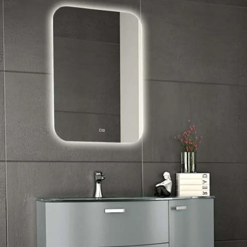 Зеркало Silver Mirrors Pallada 55 LED-00002272 с подсветкой с сенсорным выключателем и подогревом стекло
