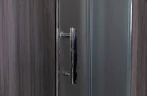 Душевой уголок Esbano ESR-8034 100x100 ESUGR8034 профиль Хром стекло рифленое