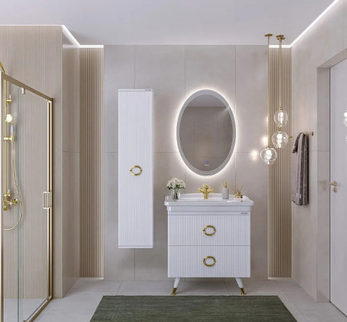 Зеркало Grossman Атрио 60 2260100 с подсветкой c сенсорным выключателем и подогревом