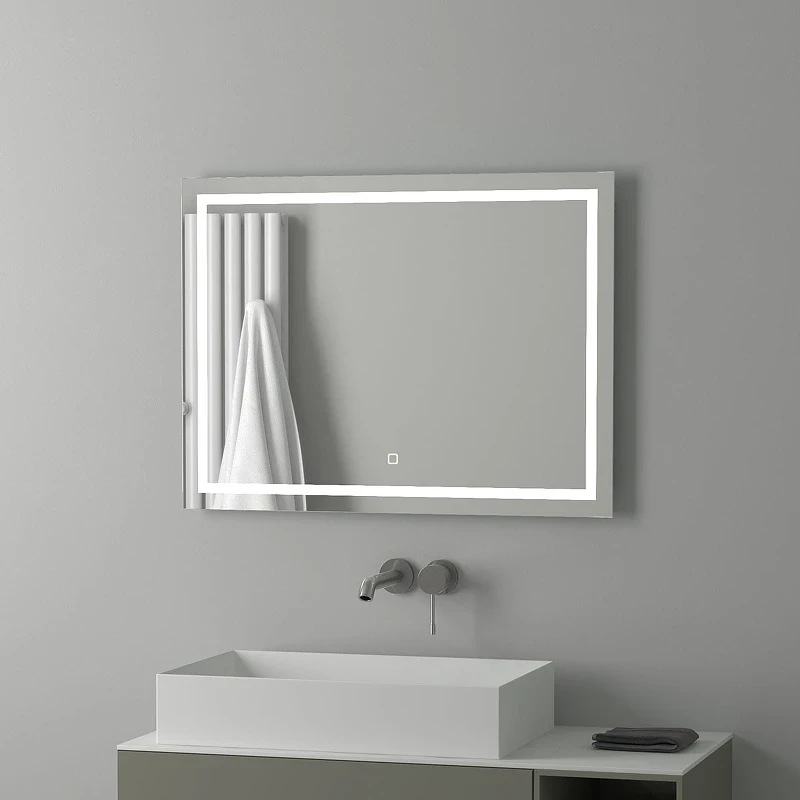 Зеркало Evoform Ledline 60x80 BY 2435 с подсветкой 24 W - сенсорный выключатель стекло