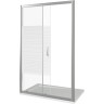Душевая дверь в нишу Good Door Infinity WTW-130-C-CH 130 профиль Хром стекло прозрачное