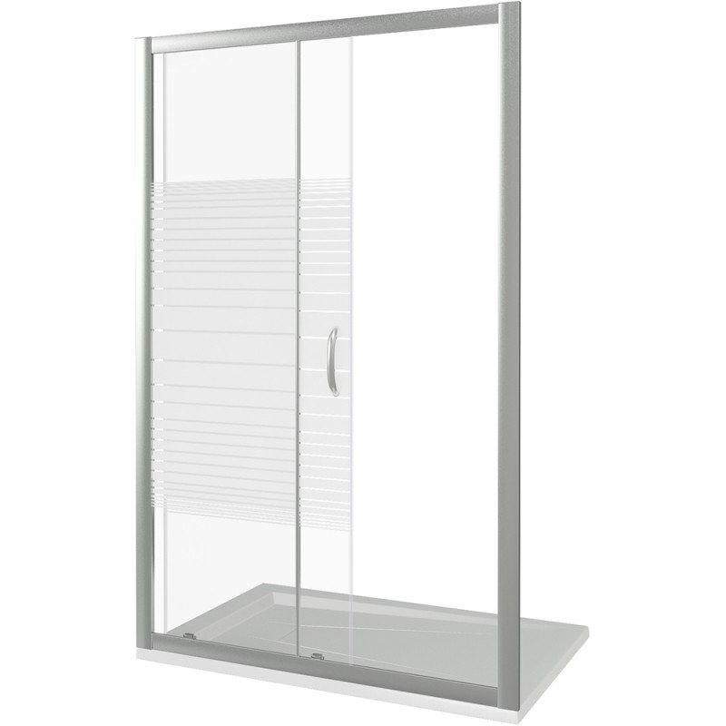Душевая дверь в нишу Good Door Infinity WTW-130-C-CH 130 профиль Хром стекло прозрачное