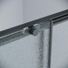 Душевой уголок Grossman Style 110x100 L 120.K33.05.1110.21.02 профиль Черный матовый стекло шиншилла