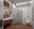 Душевой уголок Erlit Comfort 90х90 ER10109V-C1 профиль Хром стекло прозрачное
