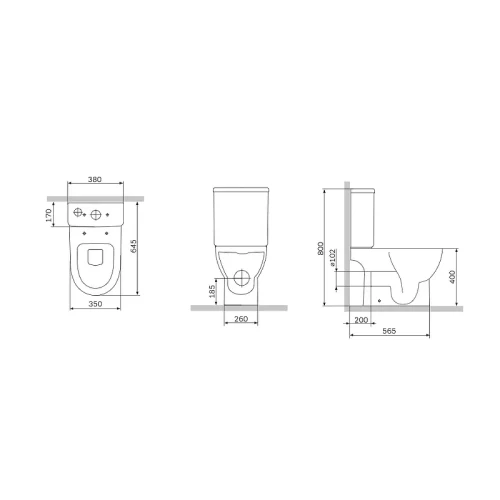 Унитаз компакт AM.PM X-Joy C85A8600SC цвет Белый с бачком и сиденьем Микролифт