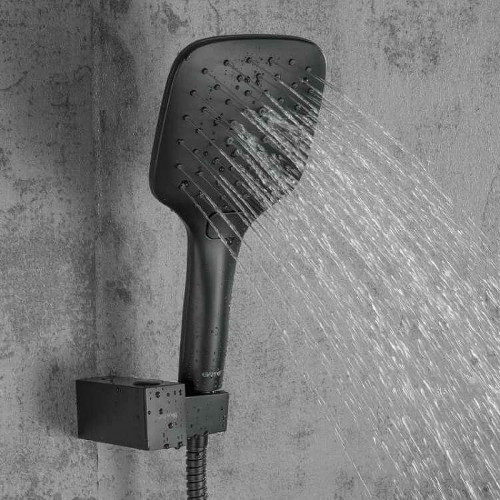 Душевая система Gappo G7117-6 Черная матовая латунь встраиваемый