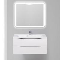 Тумба под раковину BelBagno Marino 100 MARINO-1000-2C-SO-BO-P подвесная Bianco Opaco МДФ / ЛДСП