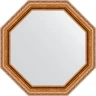 Зеркало Evoform Octagon 57х57 BY 3989 в багетной раме - Версаль бронза 64 мм