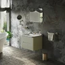 Тумба под раковину Kerasan Waldorf 74 925630 подвесная Bi vaniglia matt массив дерева