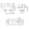 Стальная ванна Kaldewei Saniform Plus 372-1 160х75 112500010001 без покрытия
