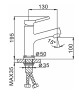 Смеситель для раковины Frap H44-8 F1044-8