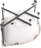 Акриловый поддон для душа Aquanet Optimal 90х90 293351 цвет Белый