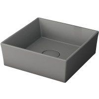 Раковина-чаша Bocchi Vessel 38 1173-006-0125 Серая матовая фарфор накладная