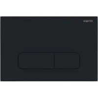 Клавиша смыва Aquatek KDI-0000017 Черная матовая