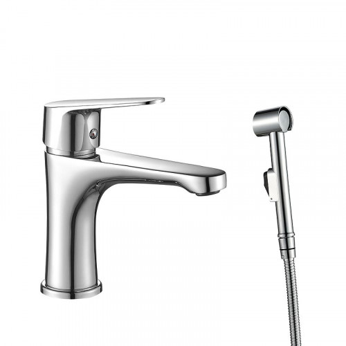Смеситель для раковины WesnaArt Nova NOV03-212 с гигиеническим душем цвет Хром