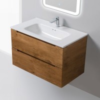 Тумба под раковину BelBagno Etna 80 ETNA-800-2C-SO-RN-P подвесная Rovere Nature МДФ / ЛДСП