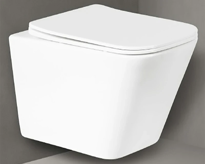 Унитаз BelBagno Due BB3103CHR подвесной без сиденья фаянс подвесной