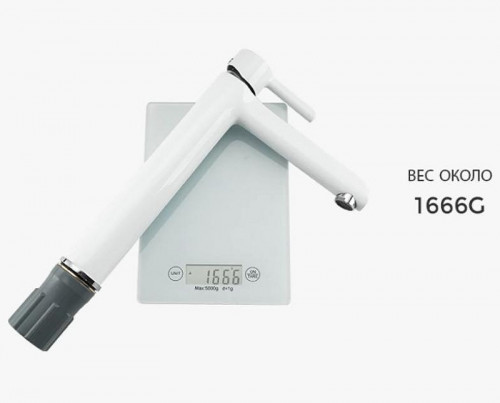 Смеситель для раковины Gappo G03-8 G1003-18 Белый Хром латунь