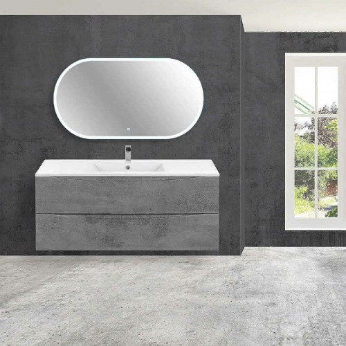 Тумба под раковину Vincea Mia 120 VMC-2MC120BT подвесная Beton МДФ / ЛДСП