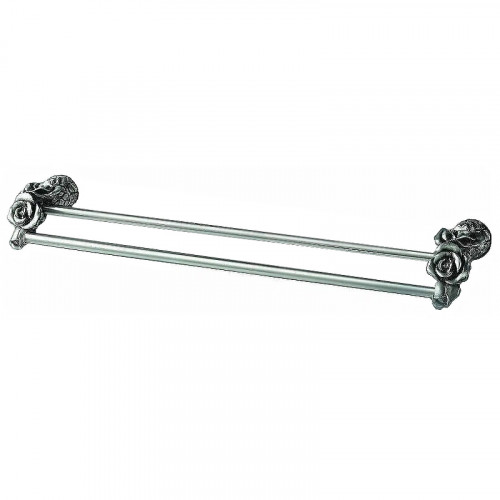 Полотенцедержатель Art&amp;Max Rose AM-0918-T двойной Серебро