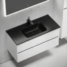 Тумба под раковину Sancos Urban 100 UR100W подвесная Белый глянец МДФ / ЛДСП
