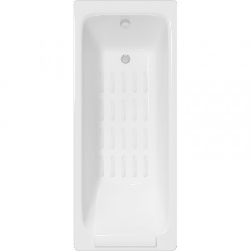 Чугунная ванна Delice Palomba 170x70 DLR230620-AS без отверстий под ручки с антискользящим покрытием