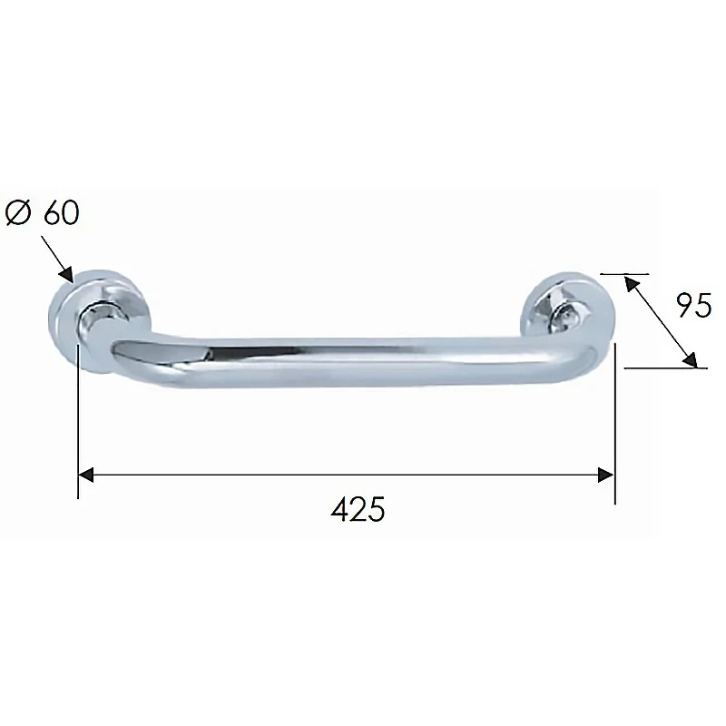 Полотенцедержатель Remer RB440CR Хром