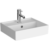 Раковина Vitra ArchiPlan 45 7400B003-0001 Белая фарфор подвесная, накладная