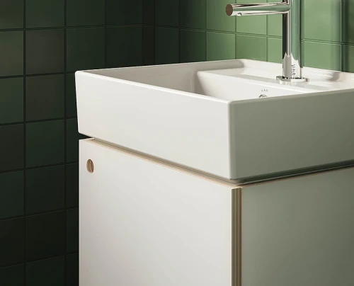 Раковина Vitra ArchiPlan 45 7400B003-0001 Белая фарфор подвесная, накладная