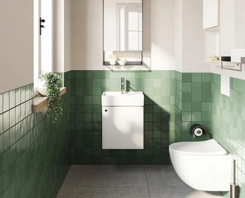 Раковина Vitra ArchiPlan 45 7400B003-0001 Белая фарфор подвесная, накладная