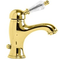 Смеситель для раковины Cezares Vintage VINTAGE-LSM1-03/24-Sw Золото 24 карат латунь