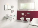 Комплект унитаза Villeroy&Boch O Novo 5660H101 с сиденьем Микролифт и инсталляцией Jacob Delafon E29025-NF+E4316-CP с клавишей смыва Хром