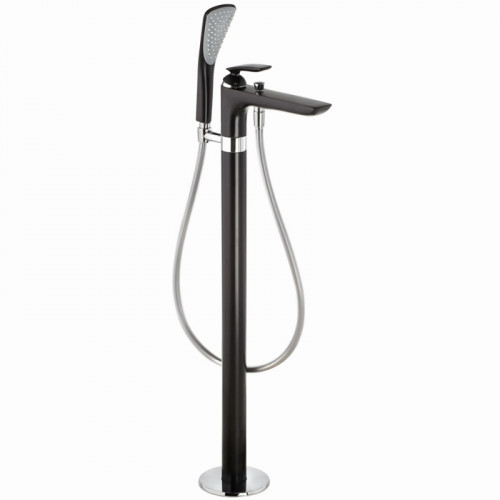 Смеситель для ванны Kludi Balance 525908775 Черный Хром латунь на пол