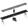 Душевой лоток Timo Drain System 90 DS230109/03 с Черной матовой решеткой