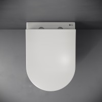 Унитаз Ceramicanova Mia Rimless CN1805 подвесной с сиденьем Микролифт фарфор подвесной